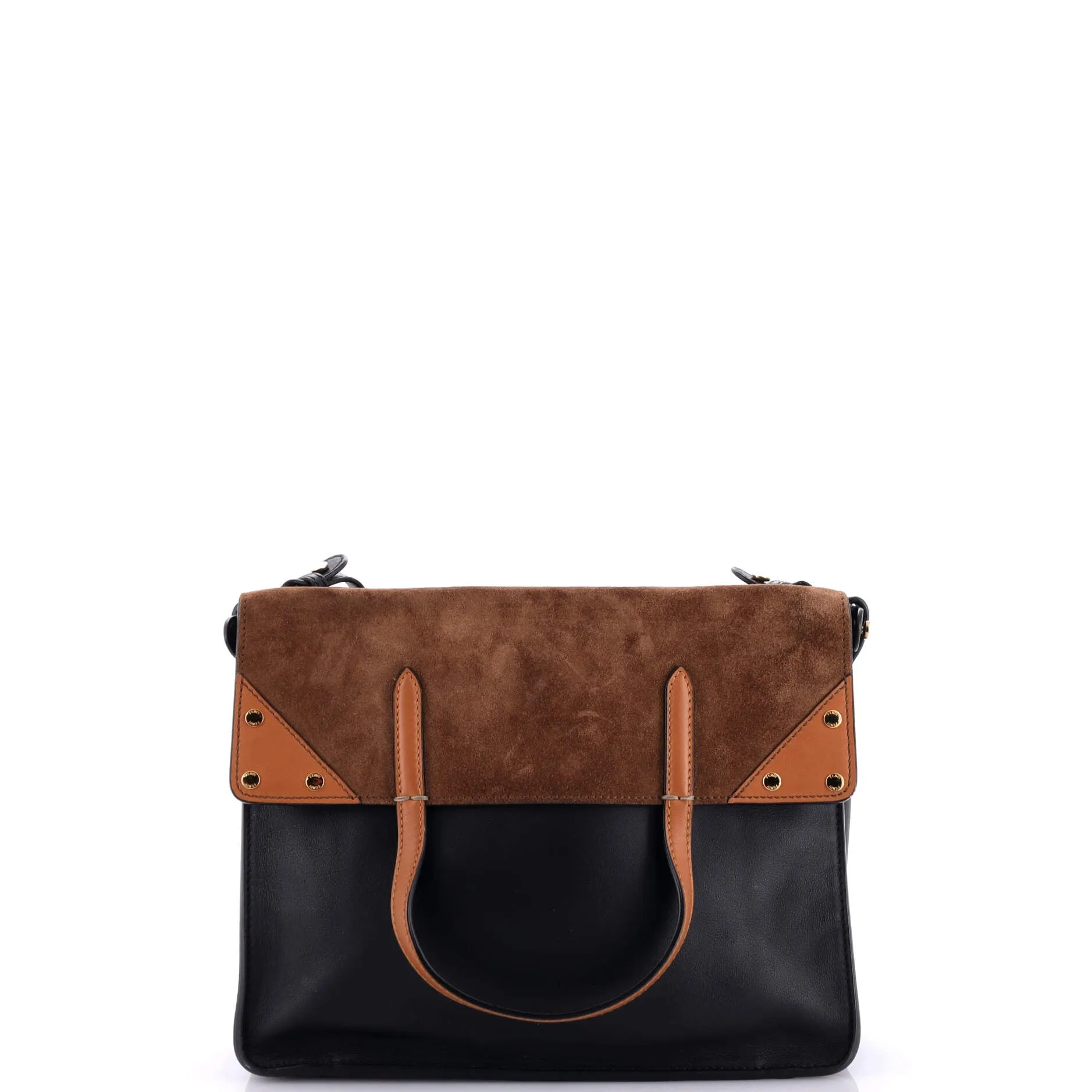 Flip Tote Leather and Suede Regular