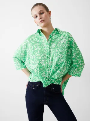 Florale Twist Crepe Light Shirt