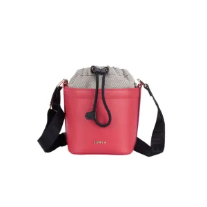 Furla Vertegine Mini Nero Bucket Bag