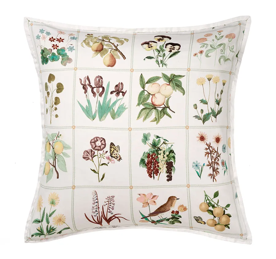 Garden Bed European Pillowcase Vanilla