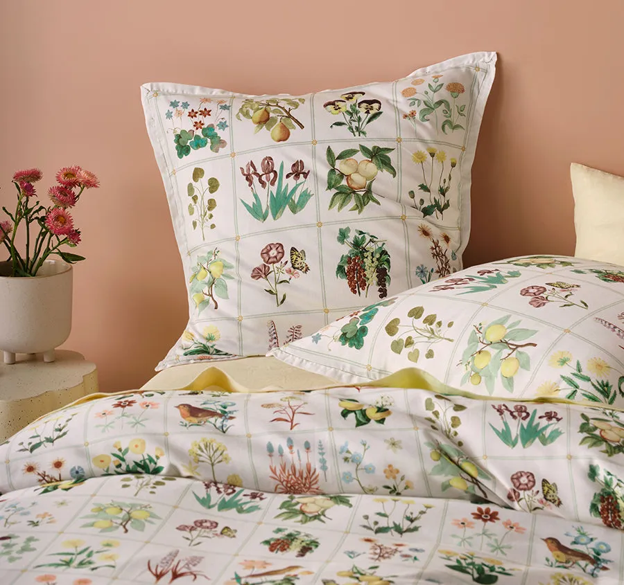 Garden Bed European Pillowcase Vanilla