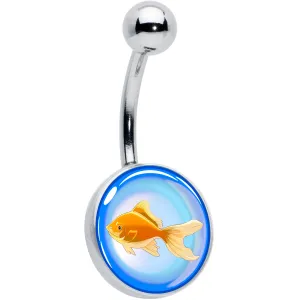 Gold Fish Belly Ring