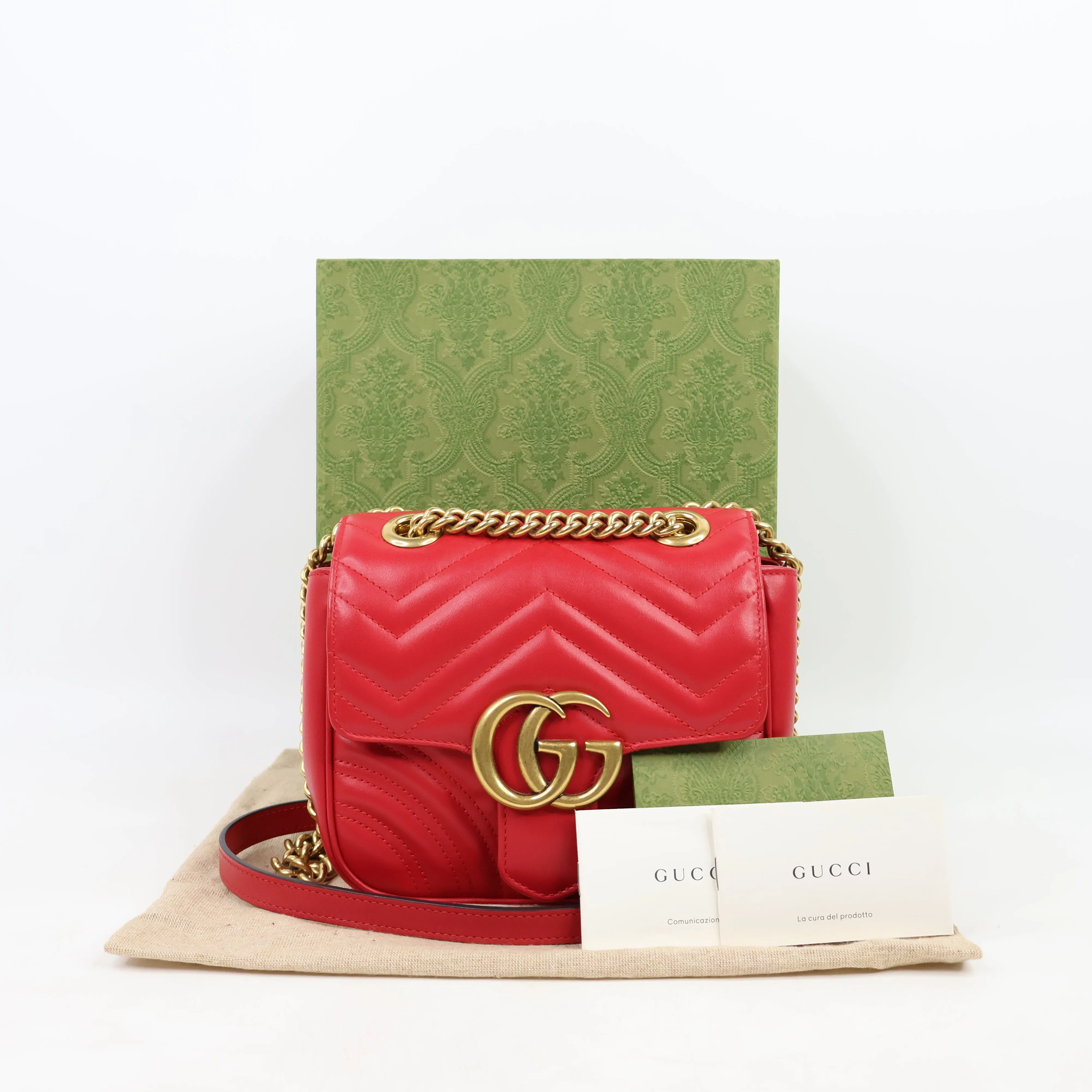 Gucci Marmont Flap Red