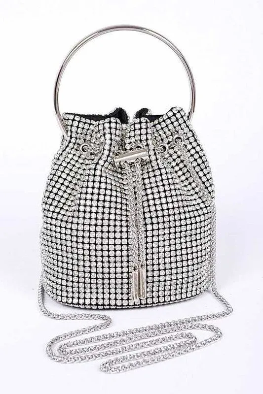 Iconic Oversize Rhinestone Bucket Bag