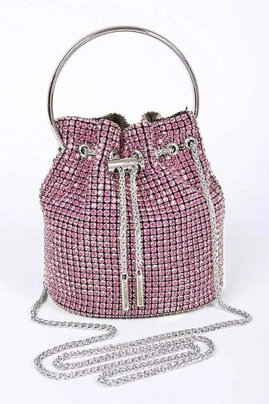 Iconic Oversize Rhinestone Bucket Bag