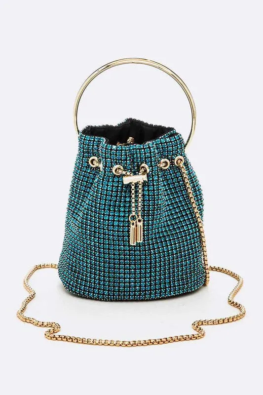 Iconic Oversize Rhinestone Bucket Bag