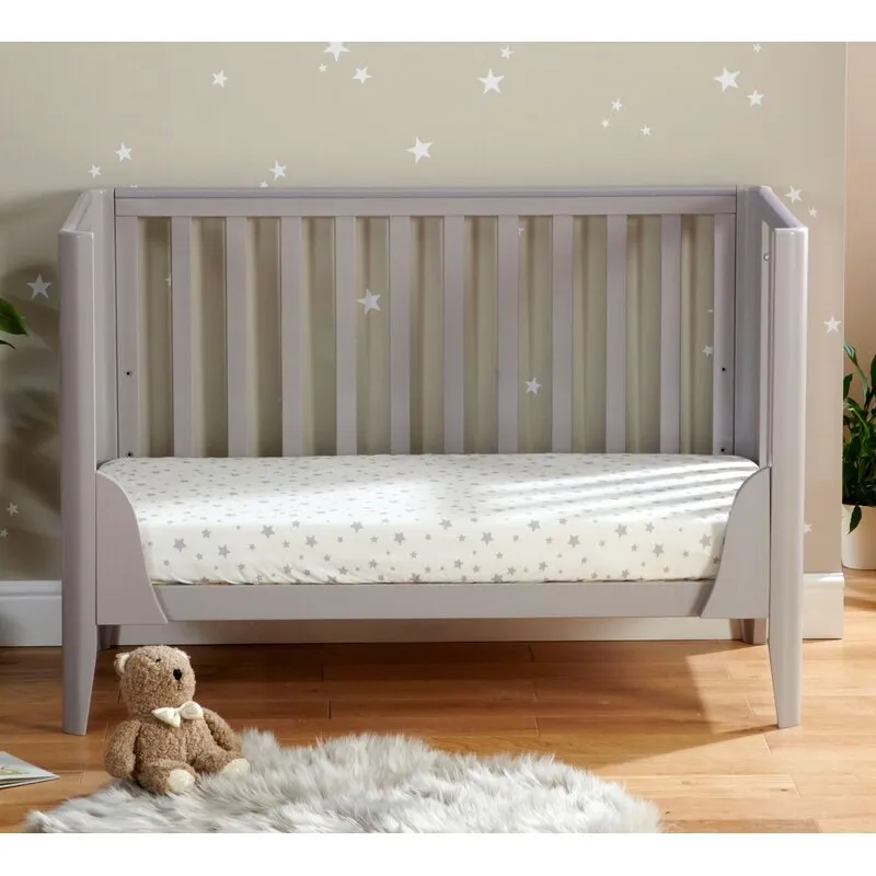 Iris Mini Cot Bed - Grey