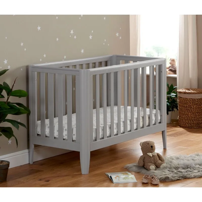 Iris Mini Cot Bed - Grey