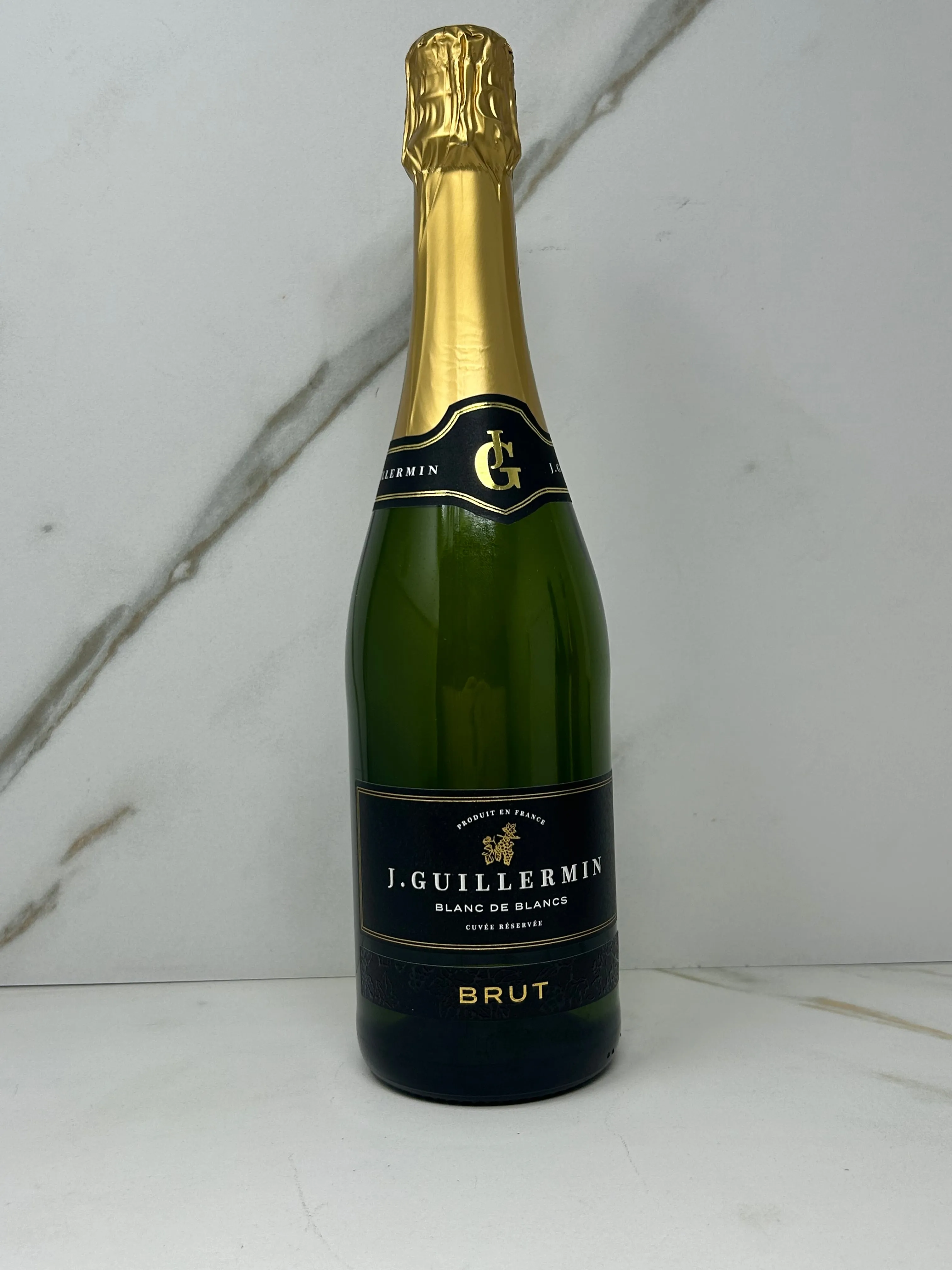 J. Guillermin, Brut Sparkling, Blanc de Blanc, France, 750mL