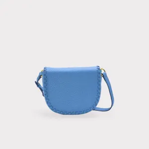 Jas - Handmade Leather Saddle Bag Blue