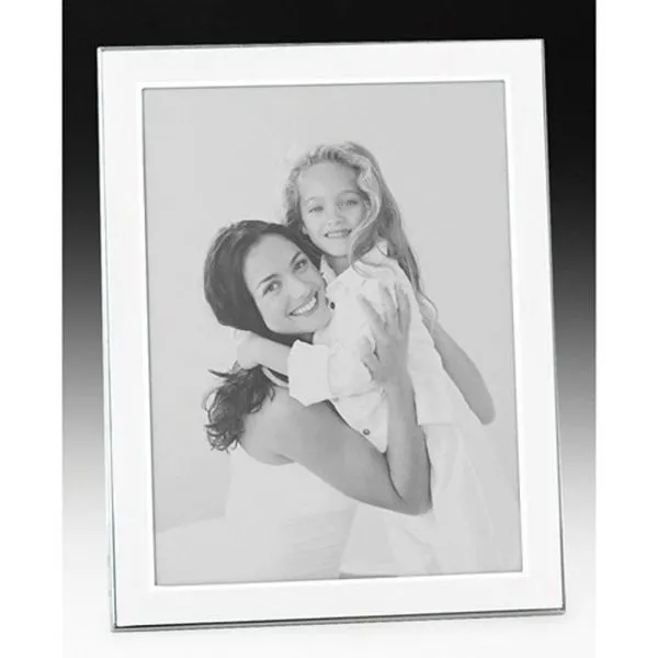 Joe Davies 8x10 Silver Metal Polished Photo Frame