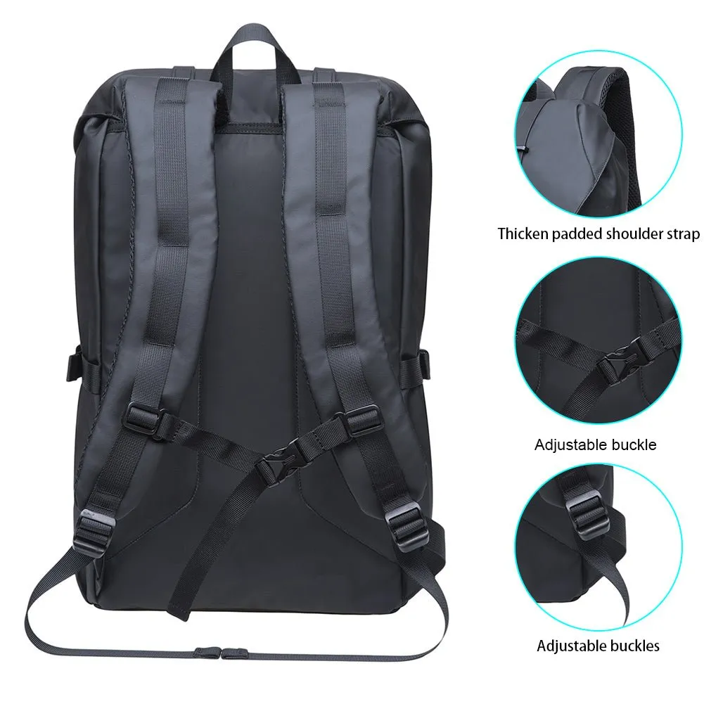 KAUKKO Backpack for city trips, EP5-8 ( Black / 20.5L )