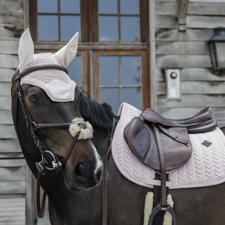 Kentucky Velvet Saddle Pad With Pearls Jumping