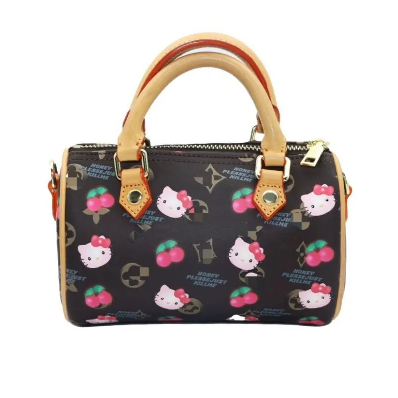 Kitty Cherry Bucket Crossbody Bag KI519