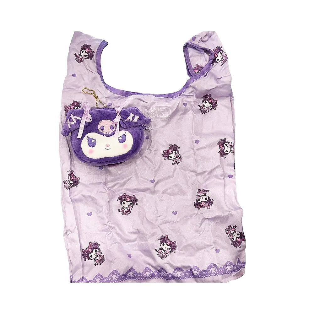 Kuromi Purple Eco Bag Pouch :Dainty Doll