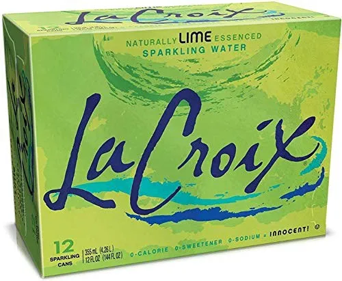 La Croix Lime 12 Pack / 12oz cans (BEST BY: JAN 2024)