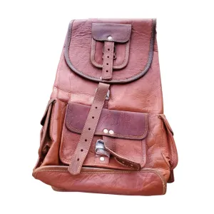 Leather Backpack Pure Leather Hand Made