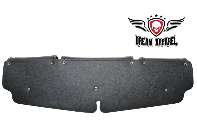 Leather Motorcycle Windshield Bag With Studs