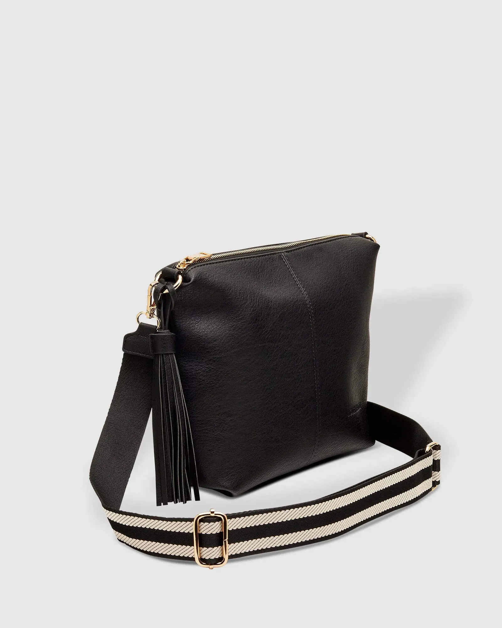 Louenhide Daisy Crossbody Bag - Black Stripe