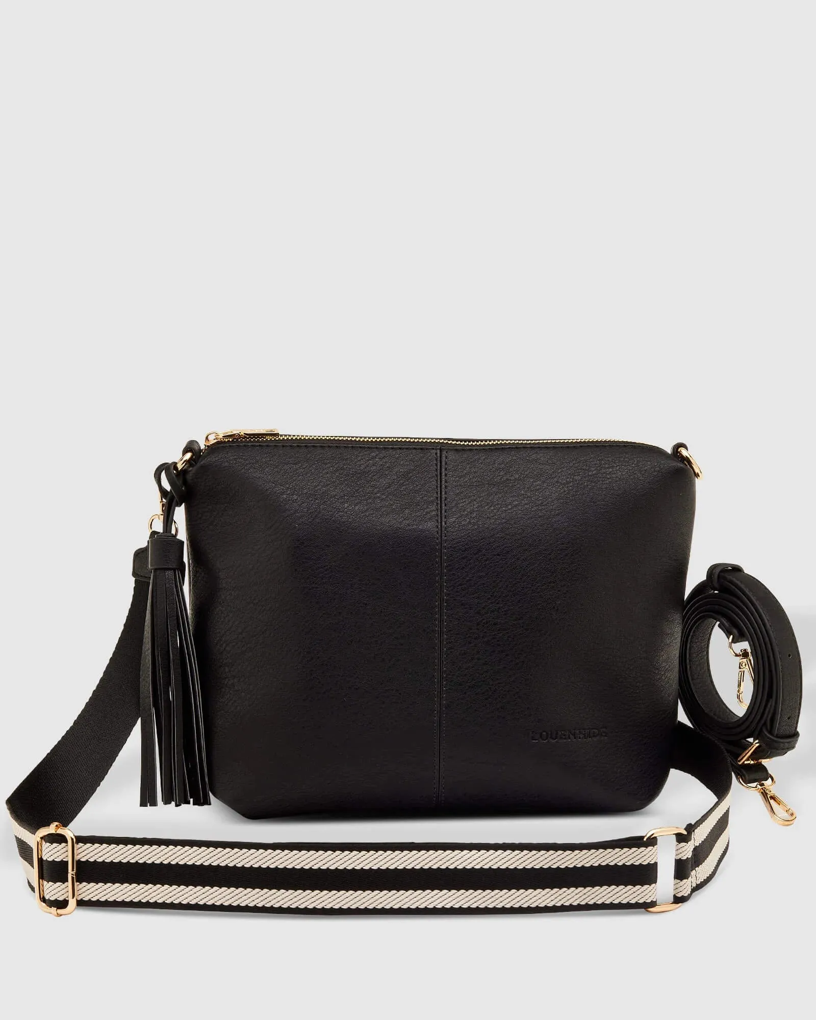 Louenhide Daisy Crossbody Bag - Black Stripe