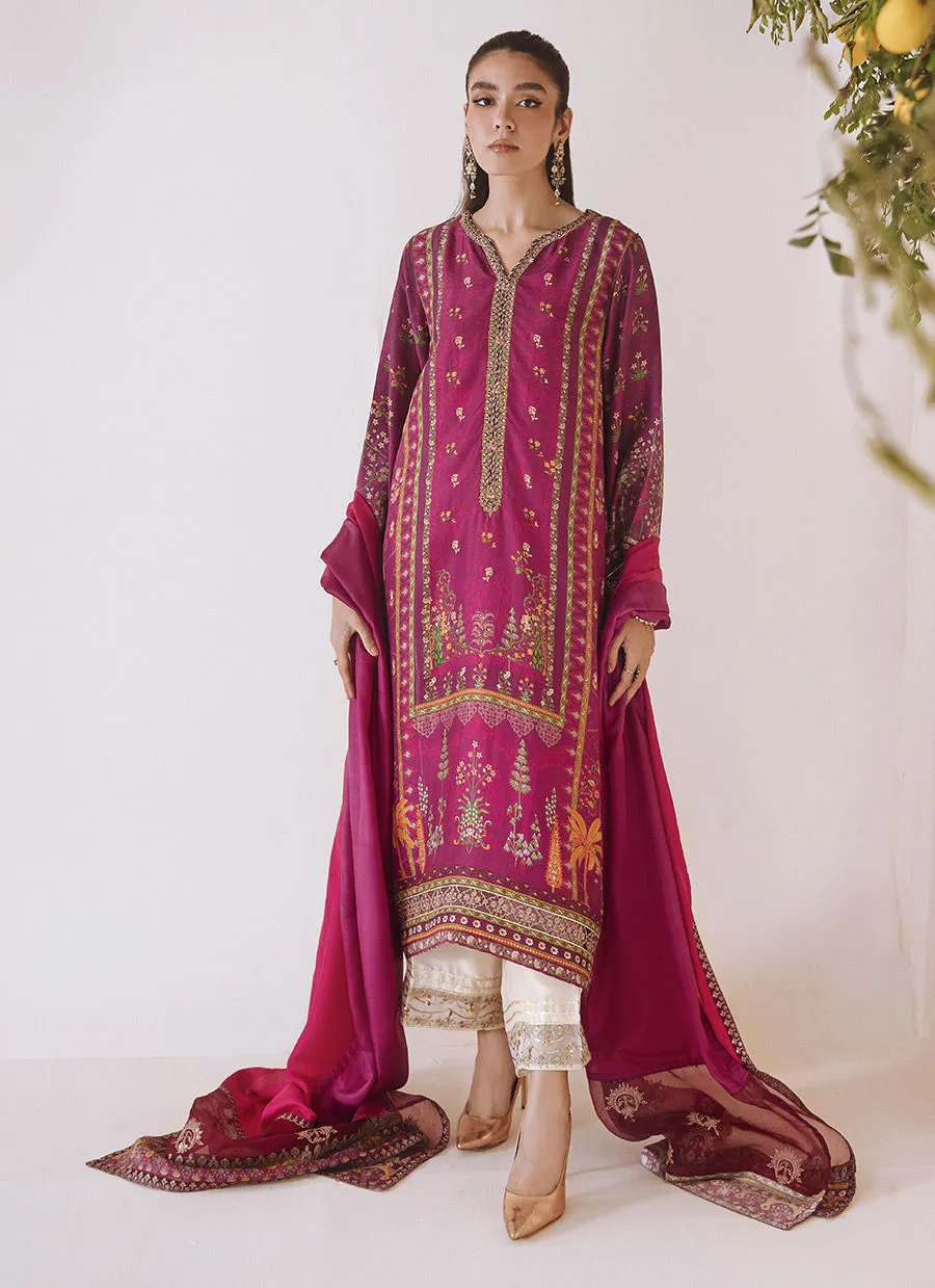 Mayna Festive Luxe Pret 23 - Sabahat Shirt And Dupatta