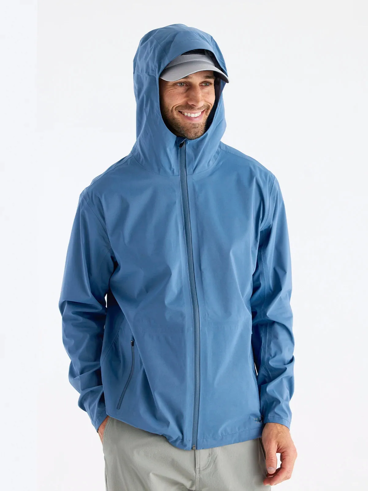 Men's Cloudshield Rain Jacket - Heron Blue