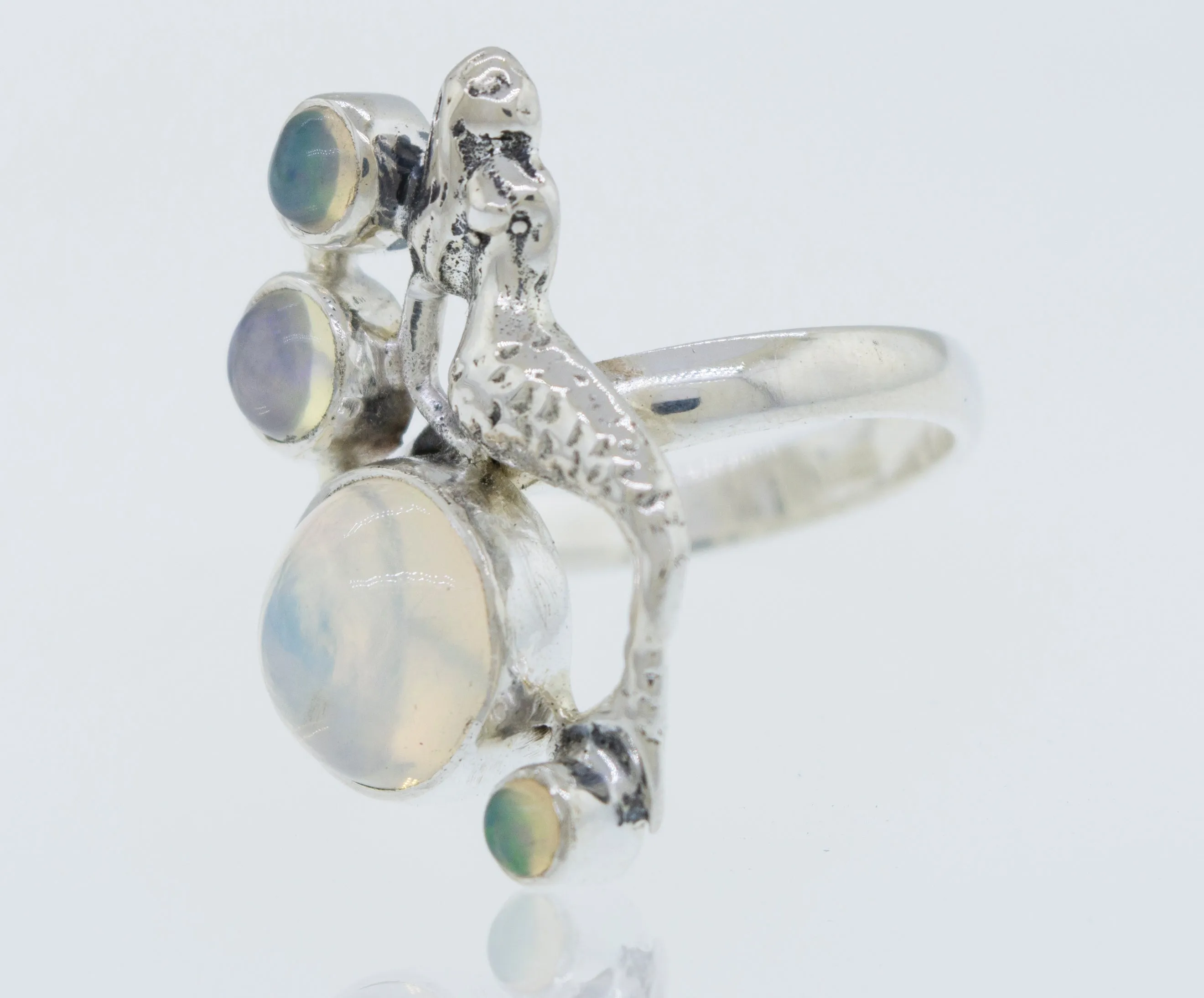 Mermaid Ring with Ethiopian Opal