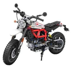 MOC Classic Climbing Motorcycle Bricks Toys 7053