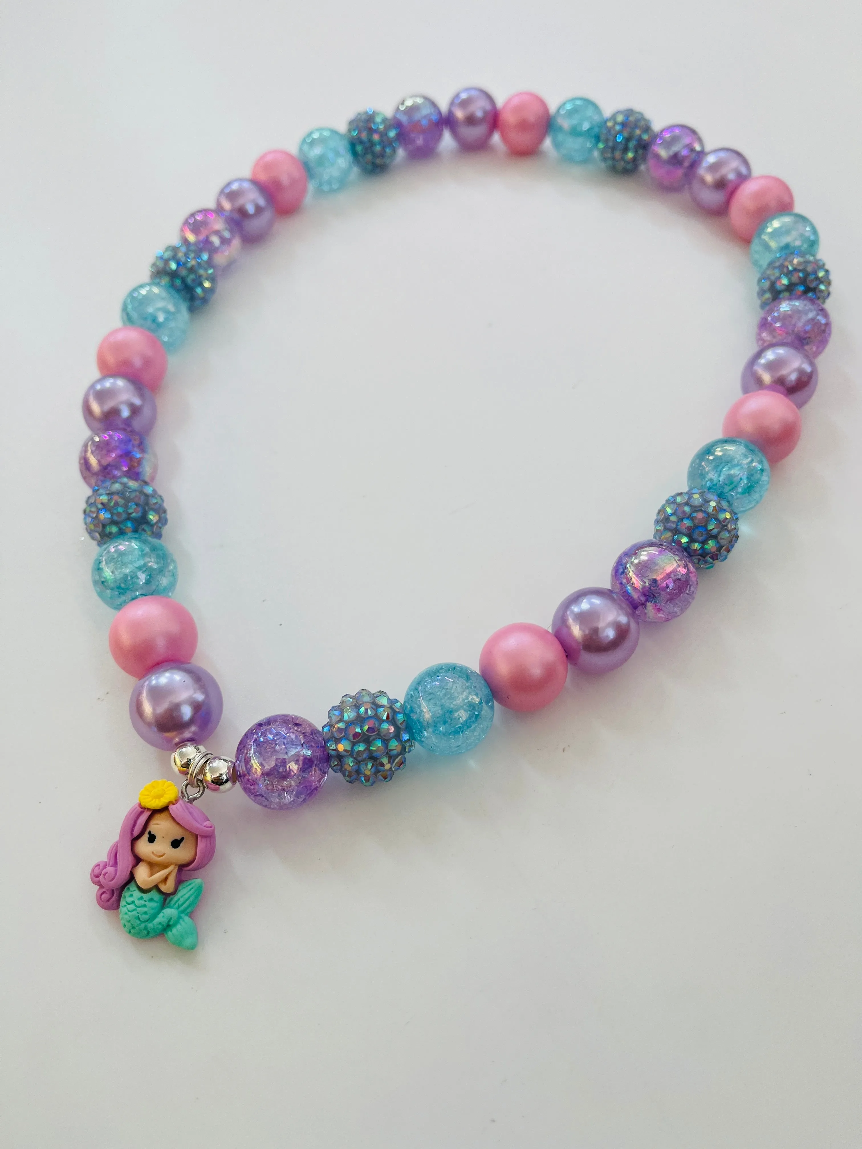 Necklace little mermaid bubblegum bella