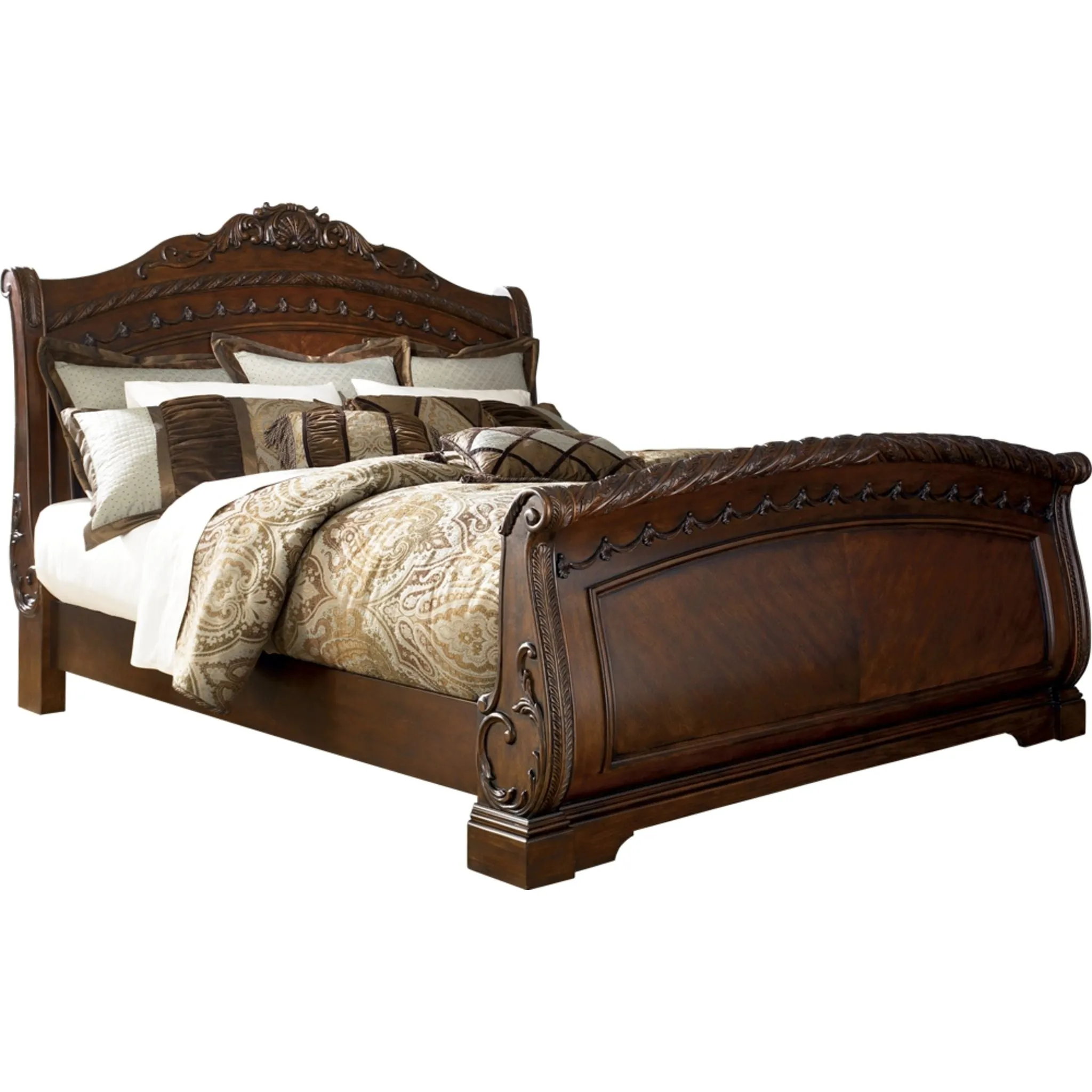 North Shore 3 Piece Sleigh Bed