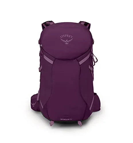 Osprey Sportlite 25L Unisex Hiking Backpack, Aubergine Purple