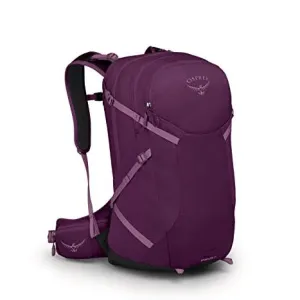 Osprey Sportlite 25L Unisex Hiking Backpack, Aubergine Purple