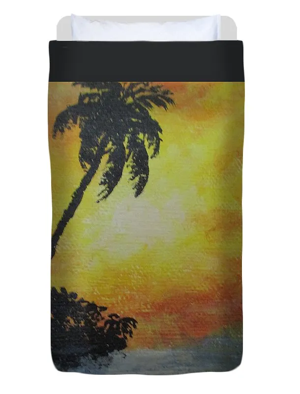 Palm Sunset - Duvet Cover