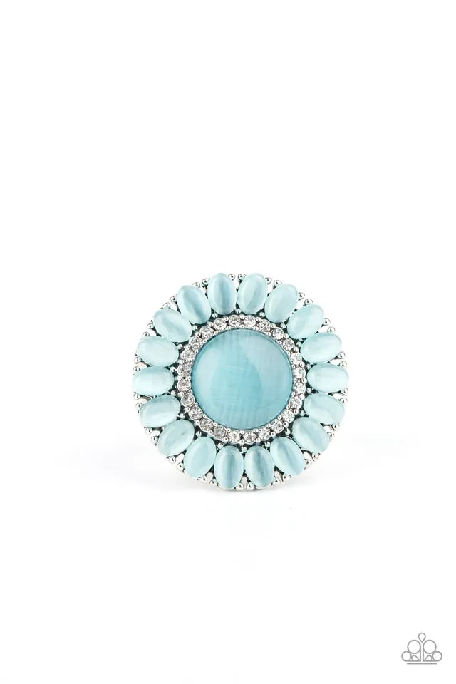 Paparazzi Ring ~ Elegantly Eden - Blue