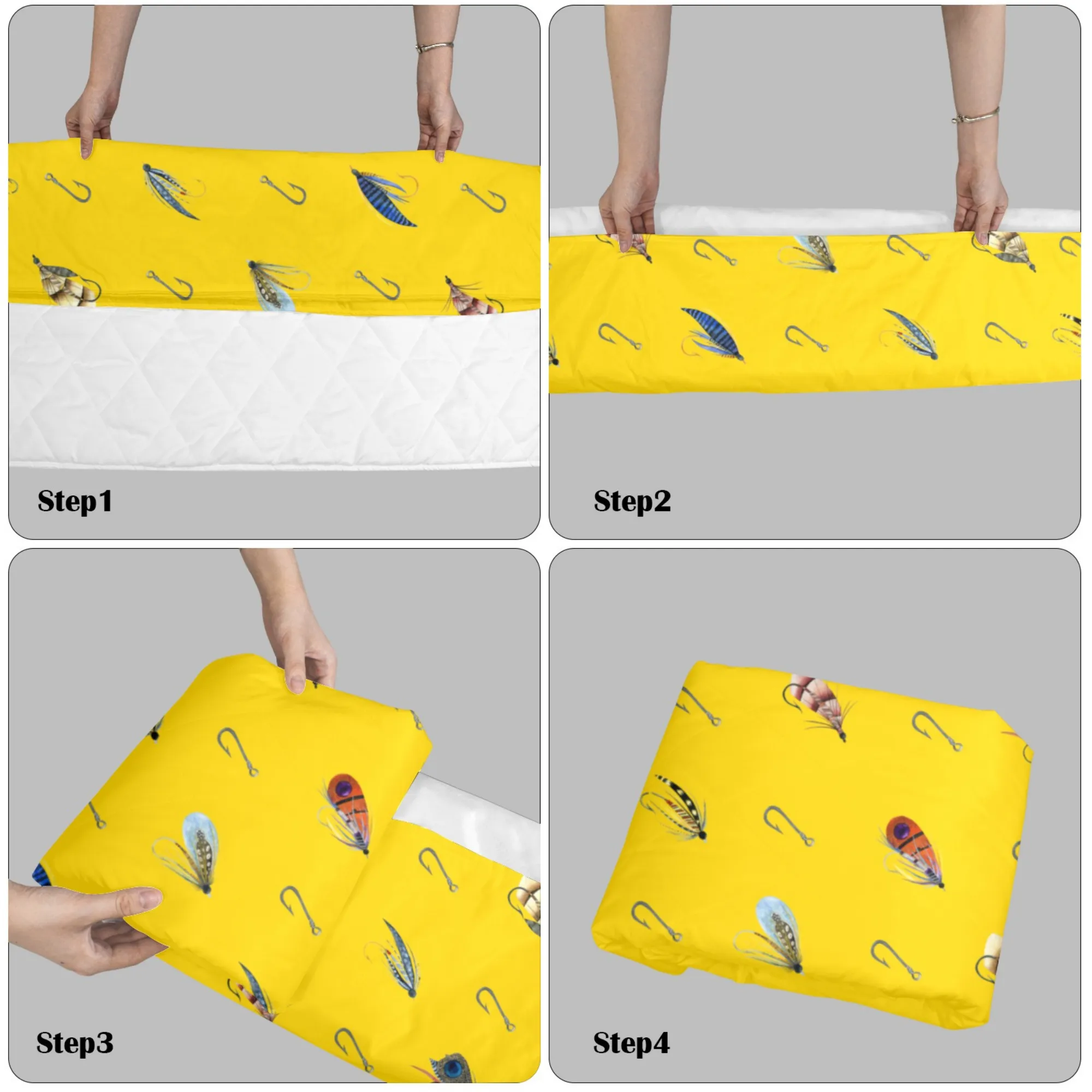 Parker Yellow Kids' Long Sleeping Bag | A Catchy Blend of Comfort & Style | Lightweight and Durable Sleeping Bag for Kids