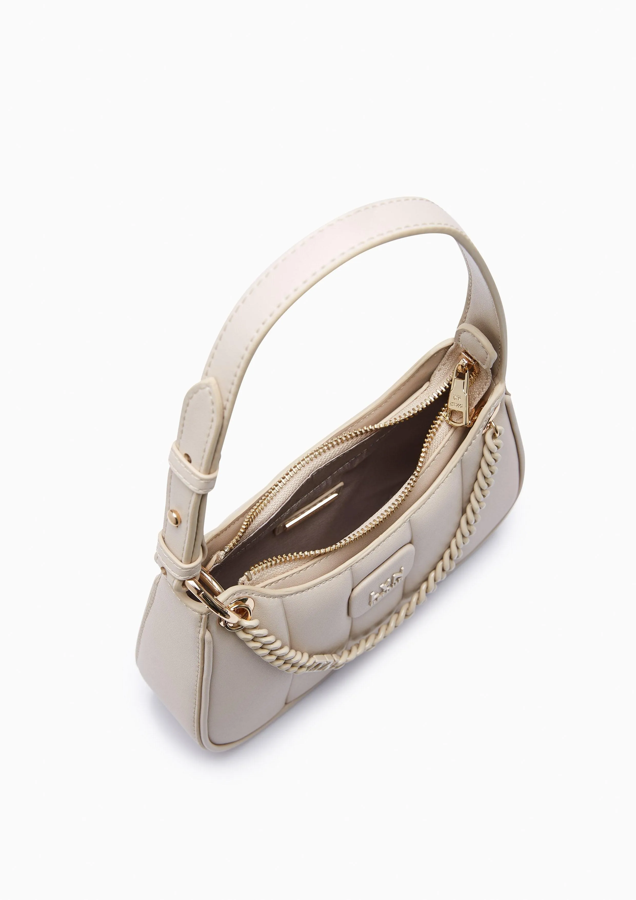 Patti Saddle Crossbody Bag Beige