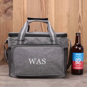 Personalized Groomsmen Gift, Cooler Bag with Strap, Groomsmen Cooler Beer Bag, Gift for Men