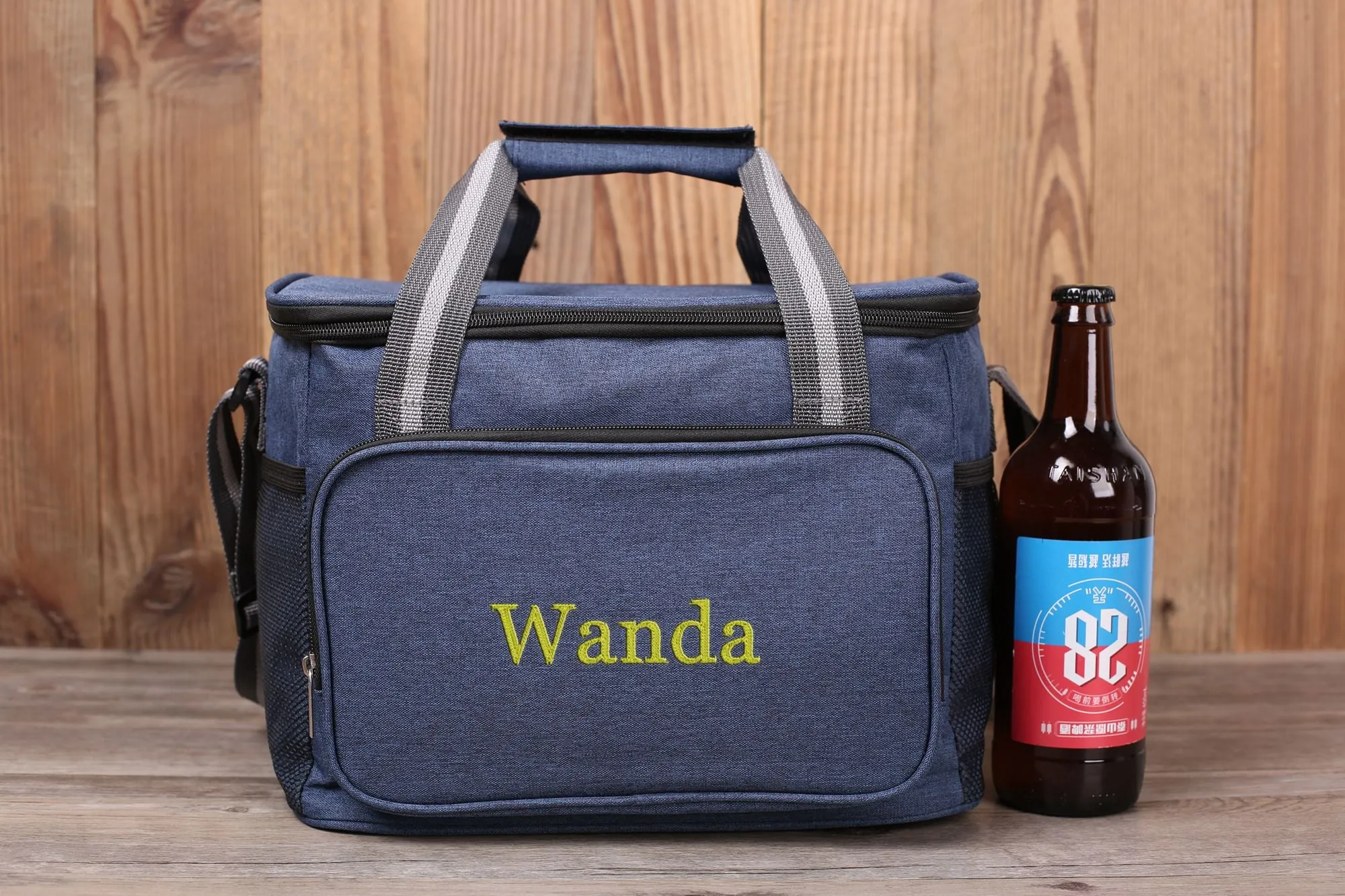 Personalized Groomsmen Gift, Cooler Bag with Strap, Groomsmen Cooler Beer Bag, Gift for Men