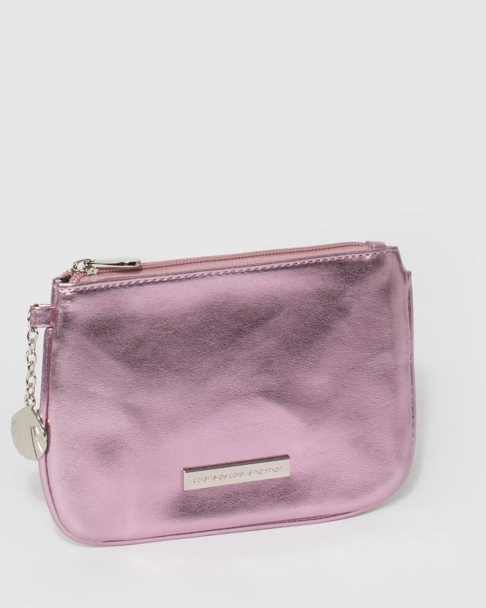 Pink Shell Charm Purse