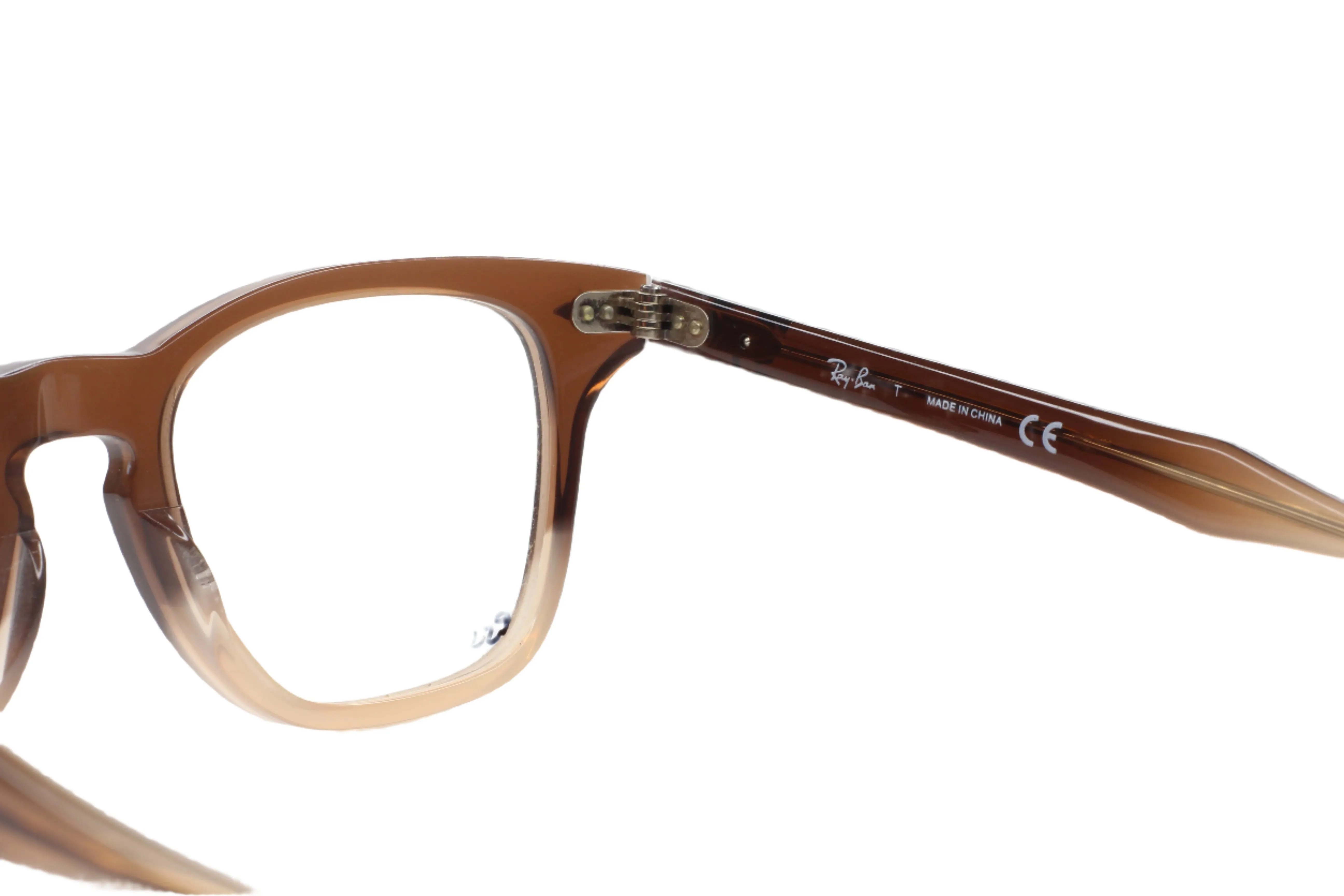 Ray-Ban RB5244 5043 Icons Brown Wayfarer Designer Italy Eyeglasses -Ma