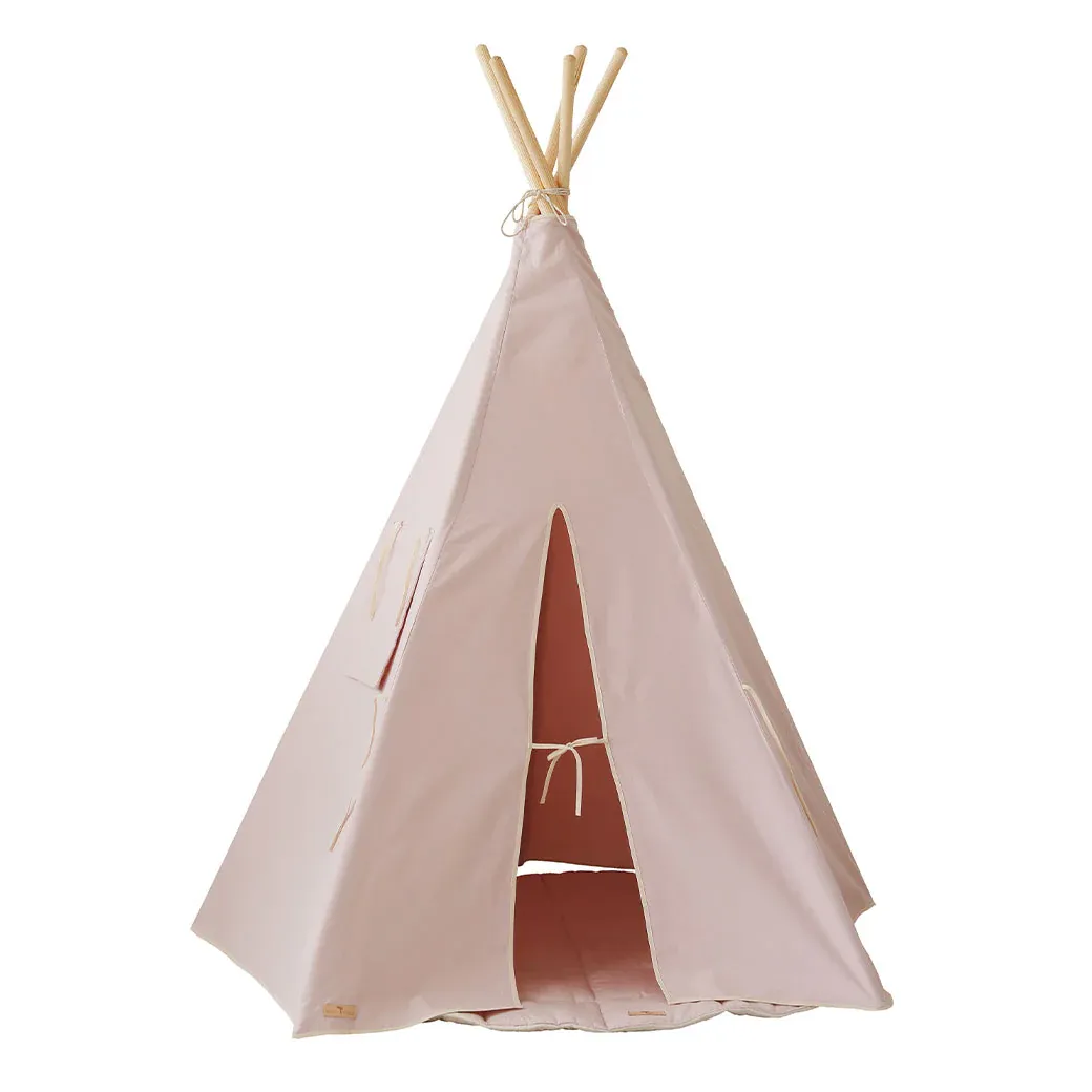 „Red Fox“ Tipi und Matten-Set – Rot