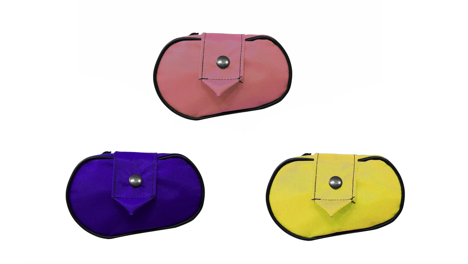 Retro Pinarello Saddle Bag - 0.5L - Pink / Yellow or Blue