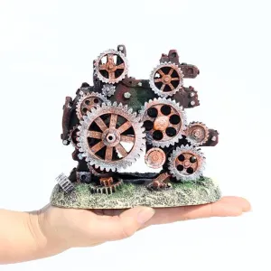 RQ155 Wheel Aquarium Decoration 15x10x13.5cm