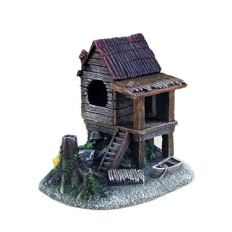 RQ1810 Tree Hut Aquarium Decoration 18x14.5x16cm