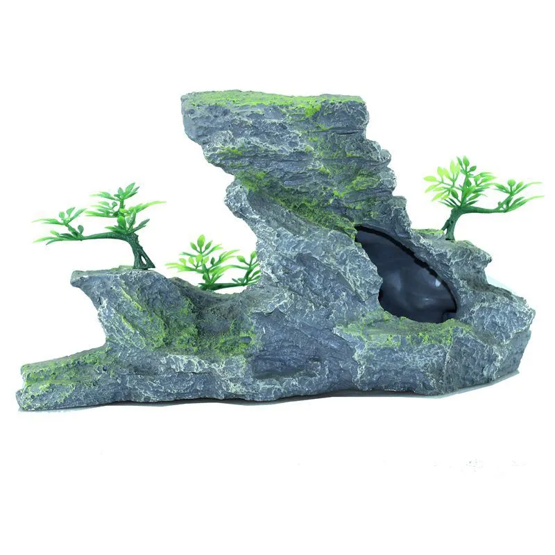 RQ19007 Mountain Rock Aquarium Decoration 27x11x15cm