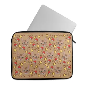 Santa's Hat Personalized Laptop Sleeve