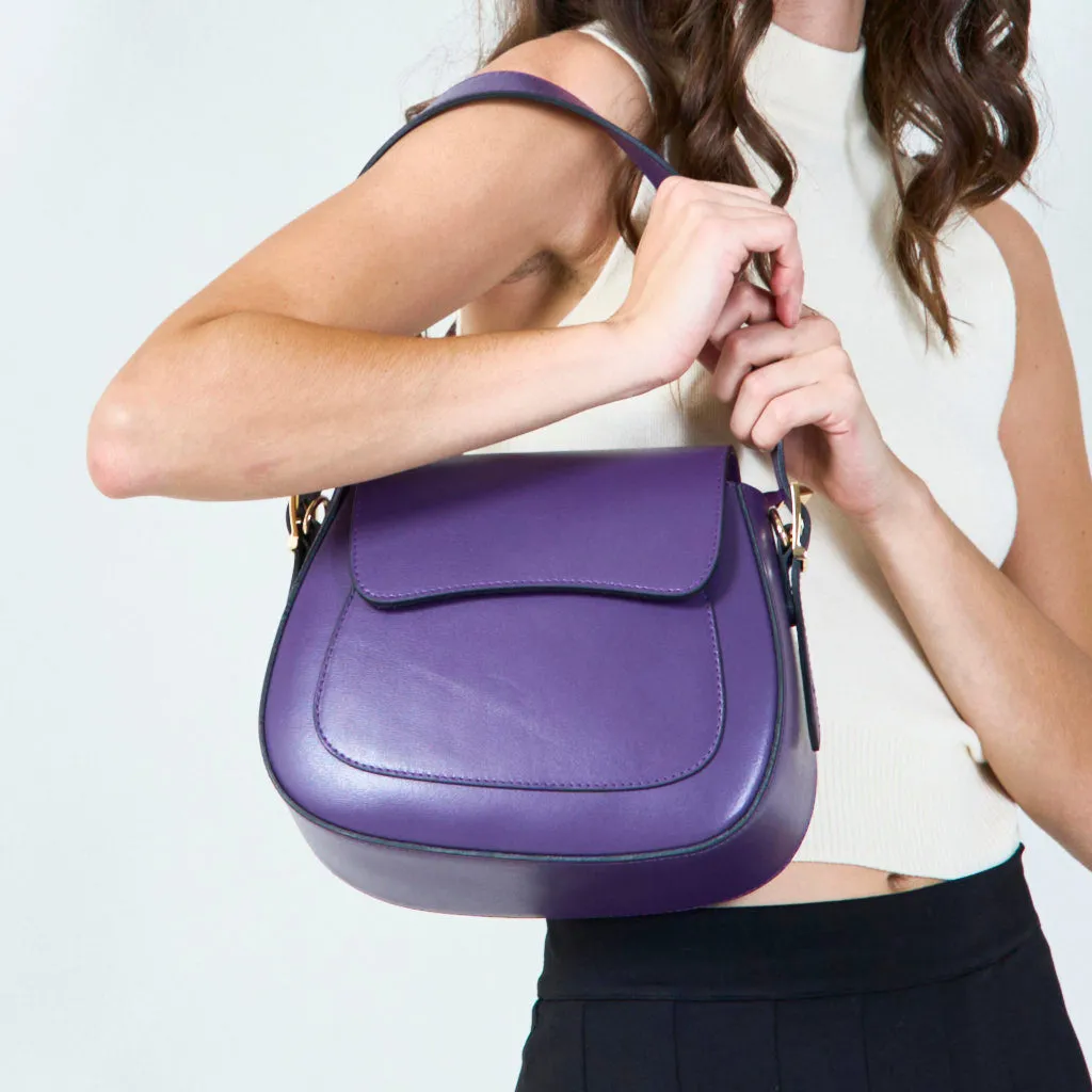 Sleek flap shoulder bag wholesale