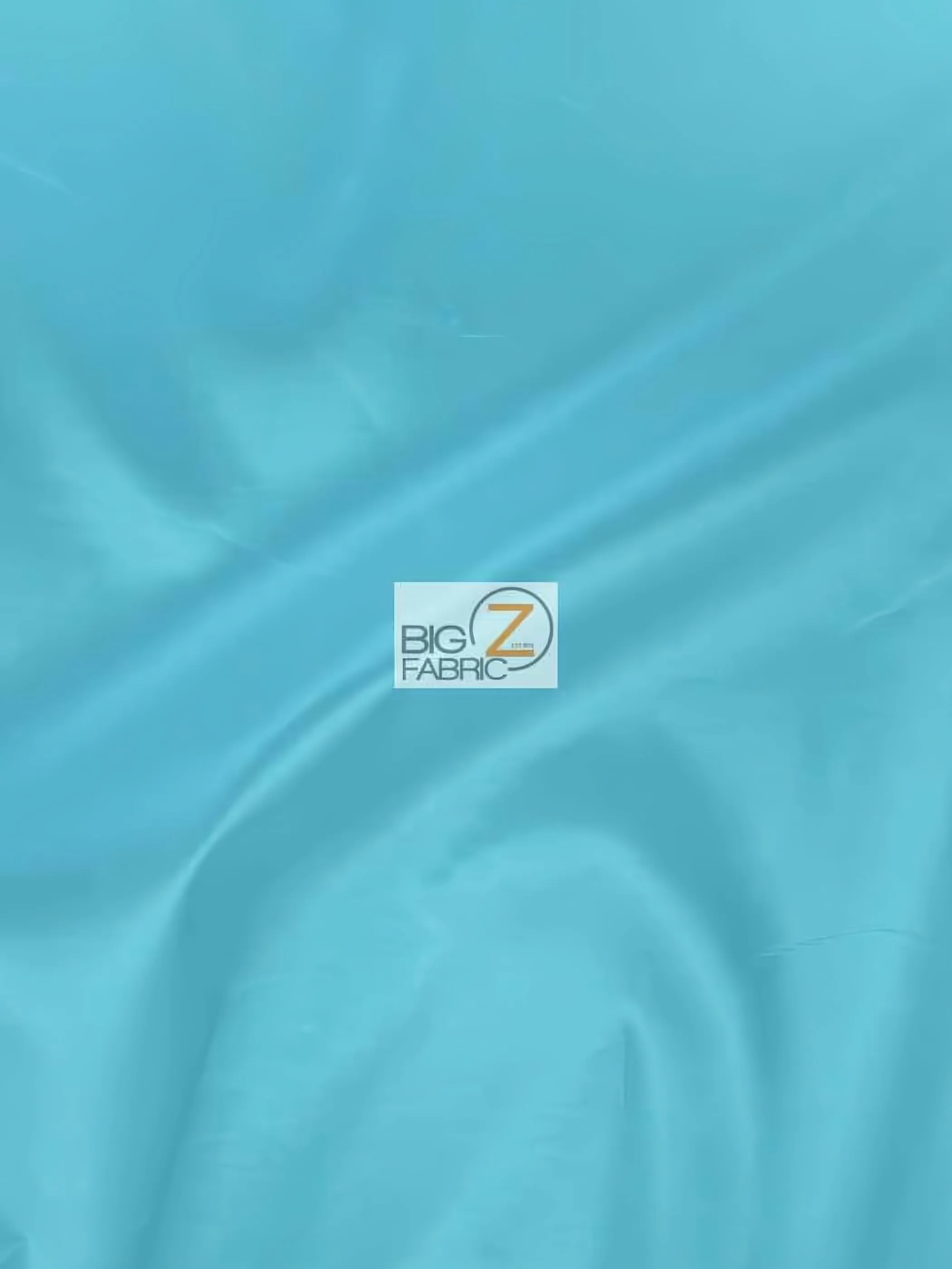 Solid Polyester Taffeta 58"/60" Fabric / Aqua / Sold By The Yard