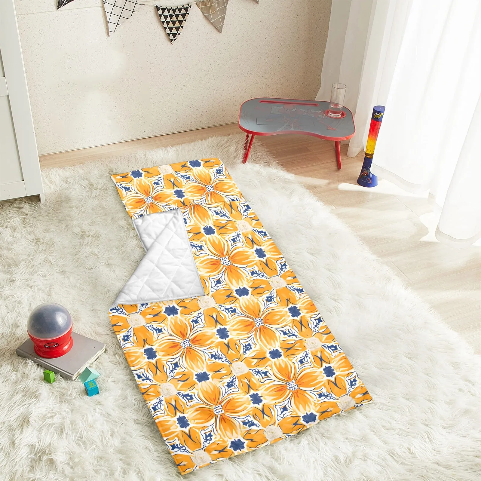 Spanish Marigold Kids' Long Sleeping Bag | Lightweight and Durable Sleeping Bag for Kids | Perfect Autumn Gifts