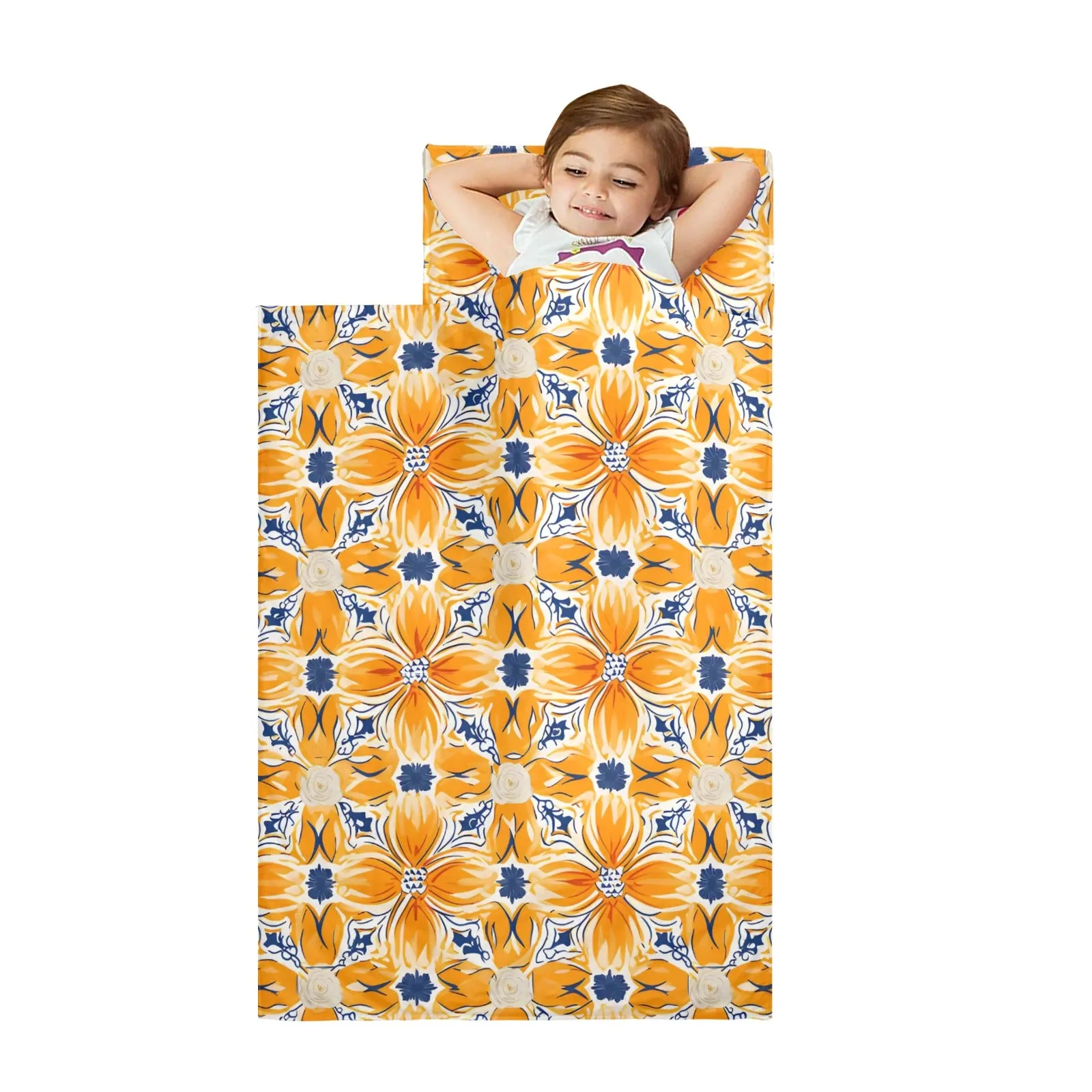 Spanish Marigold Kids' Long Sleeping Bag | Lightweight and Durable Sleeping Bag for Kids | Perfect Autumn Gifts